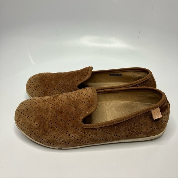 Spenco orthodic Ballet Flat Bailey saddle laser cut suede size 7.5 - Picture 3 of 8